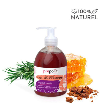 propolia FRANCE Savon liquide mains purifiant Propolis et Romarin - Flüssigseife mit Propolis und Rosmarin