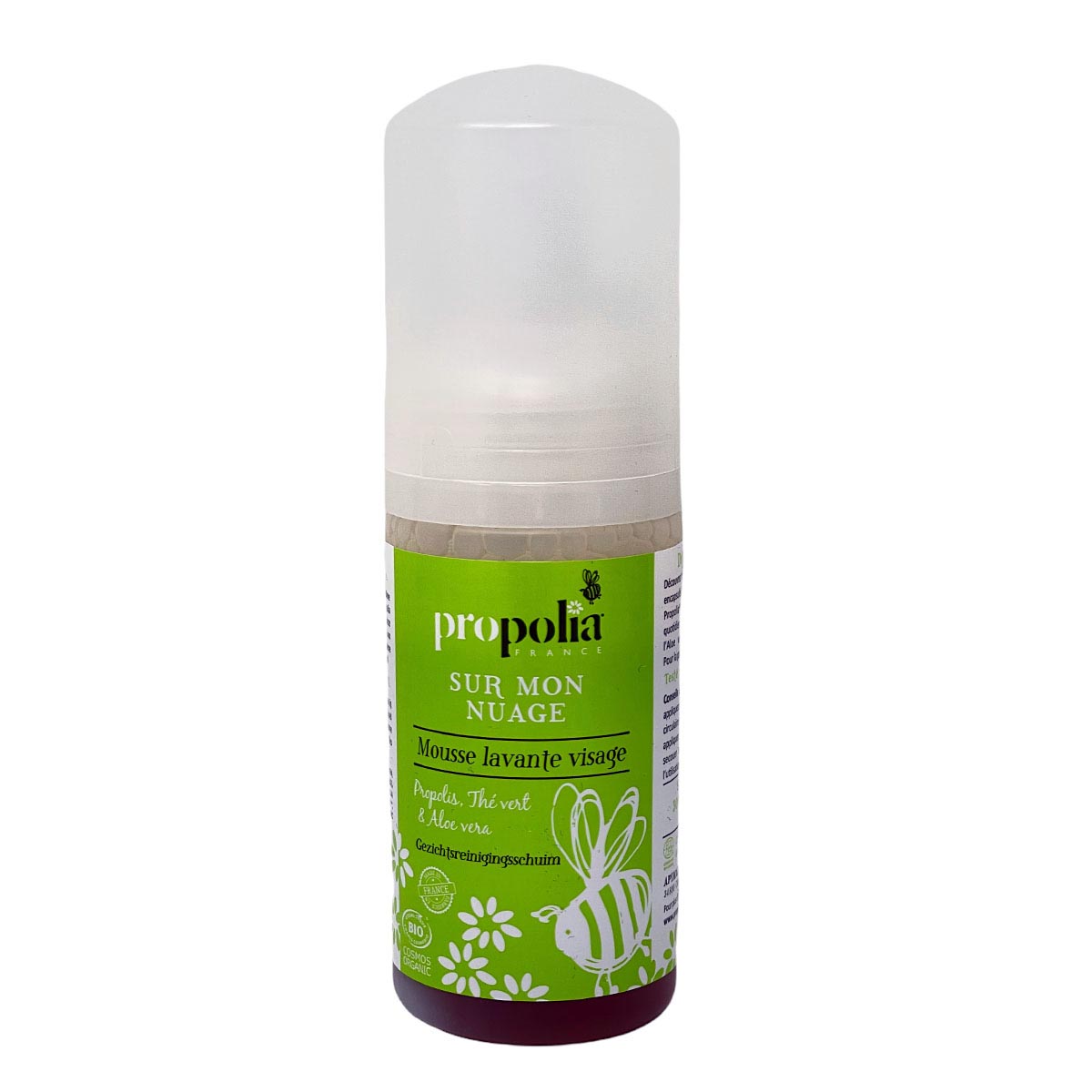 propolia FRANCE Mousse lavante Bio Thé vert, Propolis et Aloe vera - Bio Waschgel mit grünem Tee, Propolis und Aloe Vera
