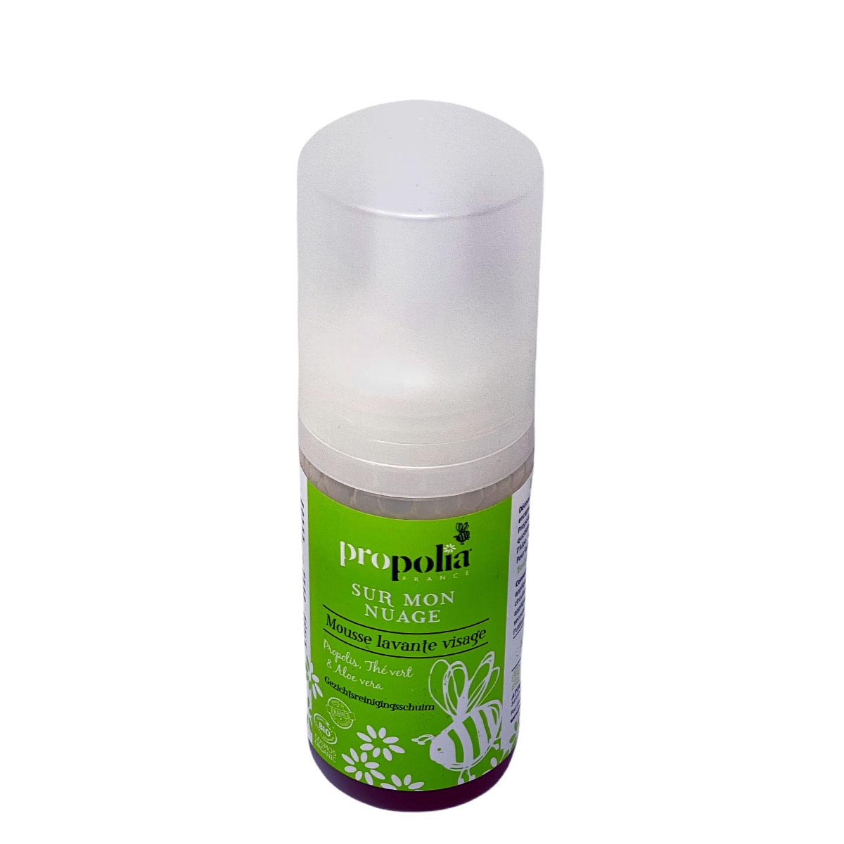 propolia FRANCE Mousse lavante Bio Thé vert, Propolis et Aloe vera - Bio Waschgel mit grünem Tee, Propolis und Aloe Vera