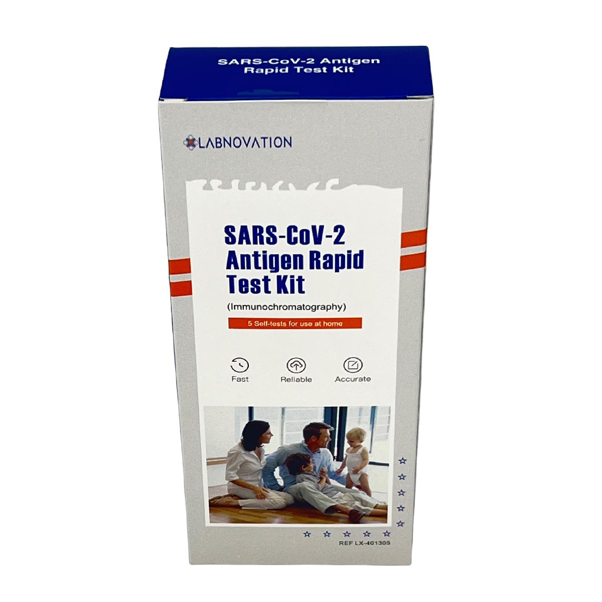 ***MHD 20/01/24*** LABNOVATION® Antigen-Schnelltest 5er Packung für Privat, Firmen, Vereine und Behörden