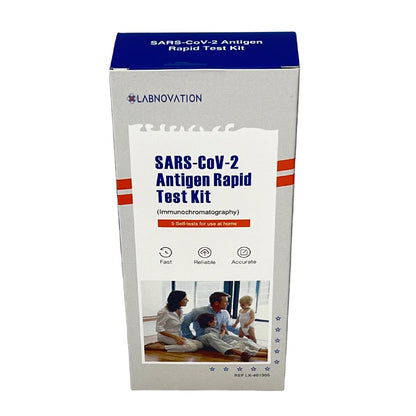 ***MHD 20/01/24*** LABNOVATION® Antigen-Schnelltest 5er Packung für Privat, Firmen, Vereine und Behörden