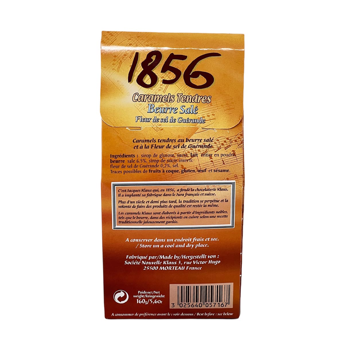 Chocolat Klaus zarte Karamellbonbons 160 Gramm - verschiedene Füllungen