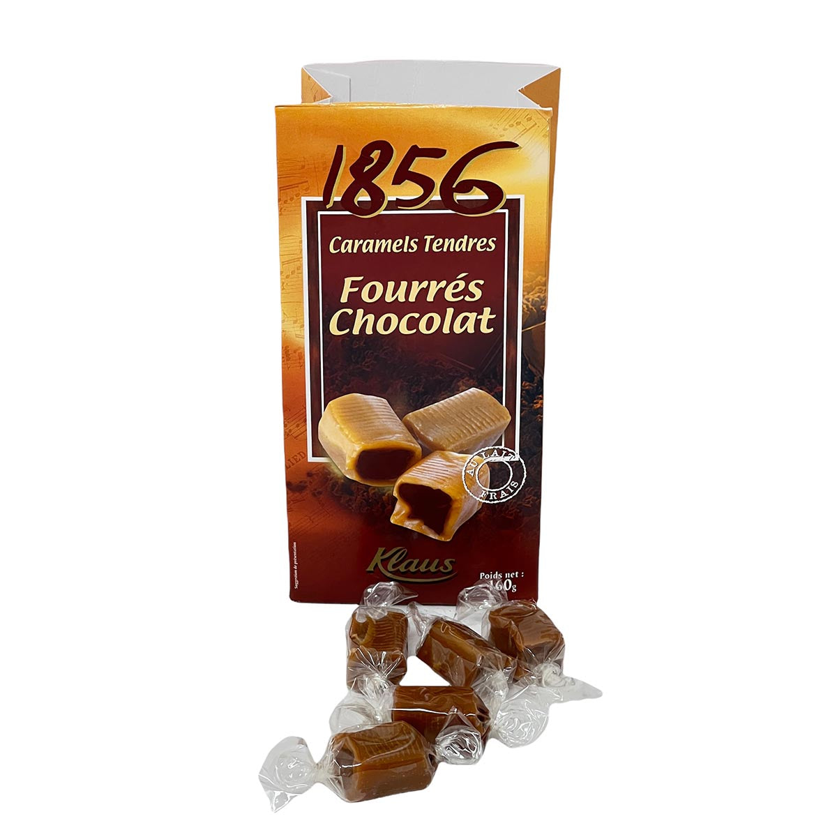 Chocolat Klaus zarte Karamellbonbons 160 Gramm - verschiedene Füllungen