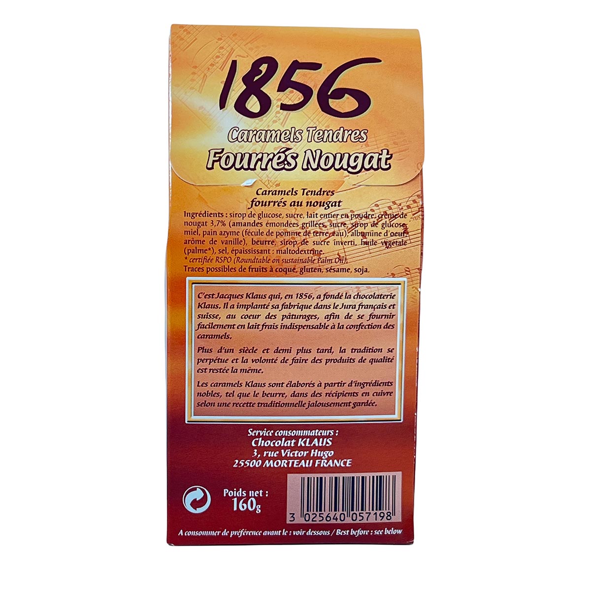 Chocolat Klaus zarte Karamellbonbons 160 Gramm - verschiedene Füllungen