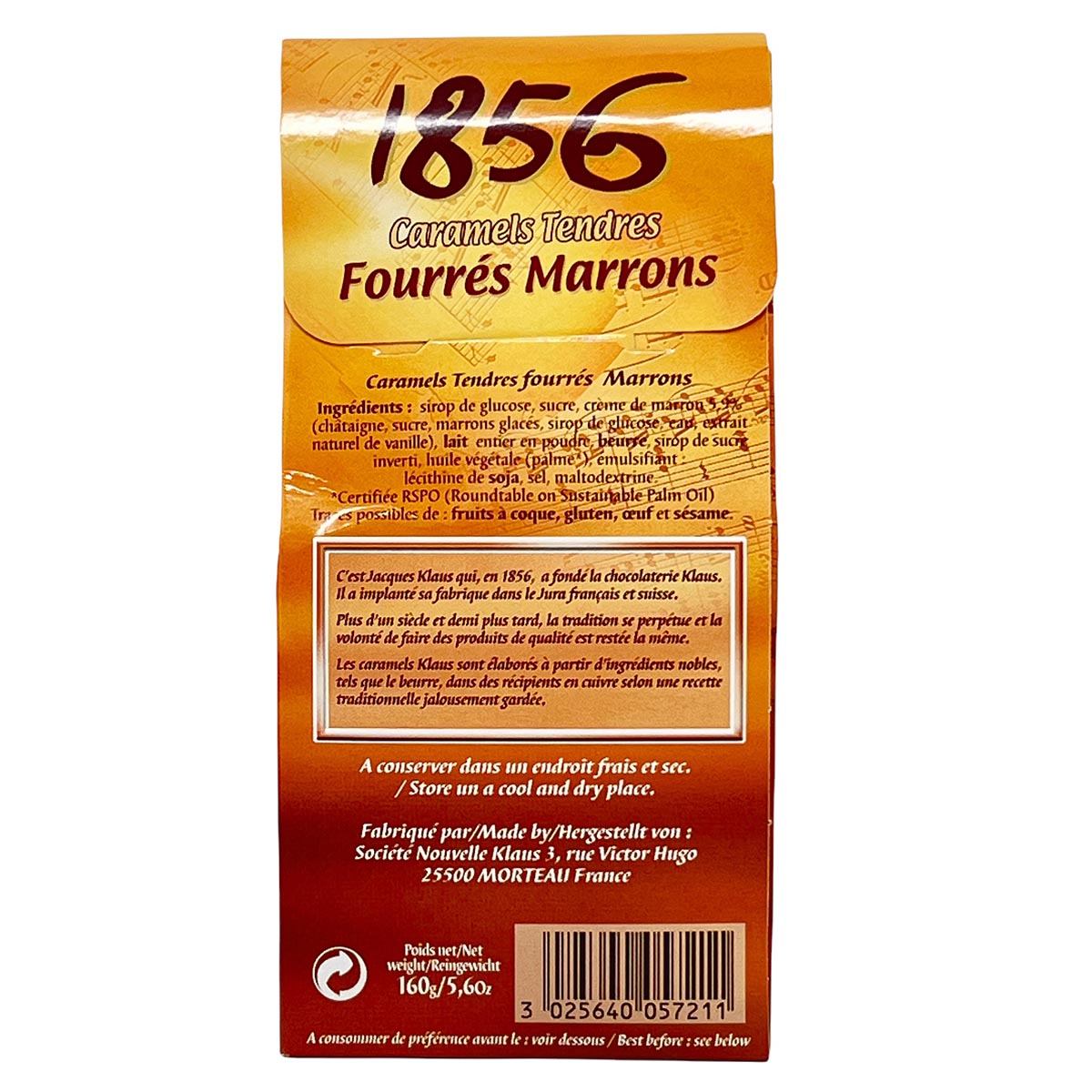 Chocolat Klaus zarte Karamellbonbons 160 Gramm - verschiedene Füllungen