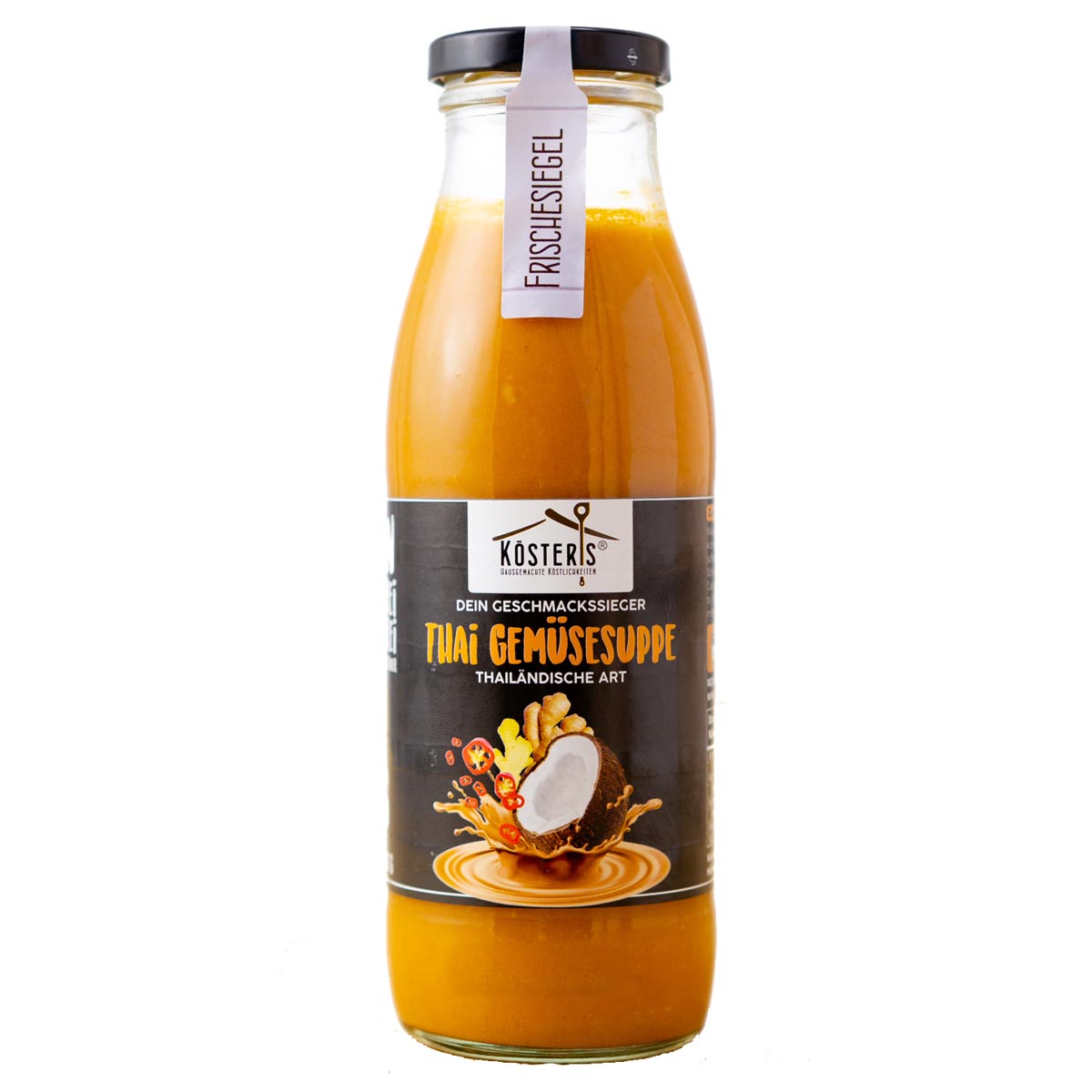 Kösters Köstlichkeiten Thai Gemüsesuppe im Glas 480 ml hergestellt in Deutschland