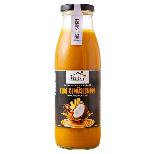 Kösters Köstlichkeiten Thai Gemüsesuppe im Glas 480 ml hergestellt in Deutschland