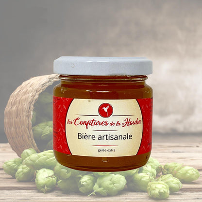 LES CONFITURES DE LA HOUBE Bière artisanale - Gelee mit Bier 110 Gramm
