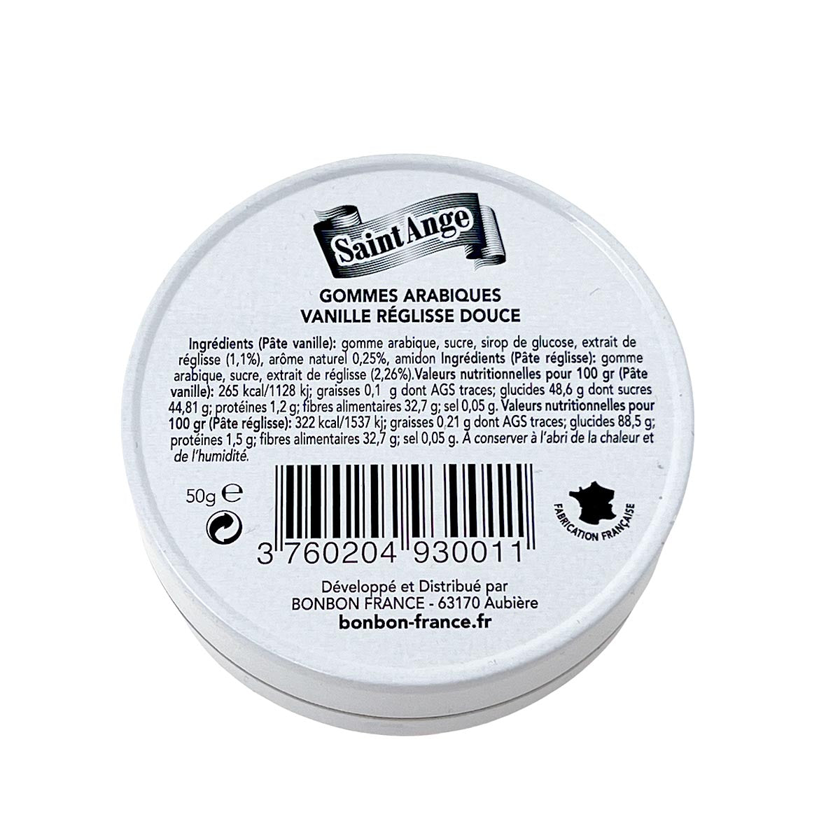 Saint-Ange Lakritzbonbons – Handgefertigte Lakritzbonbons aus Frankreich, 50g