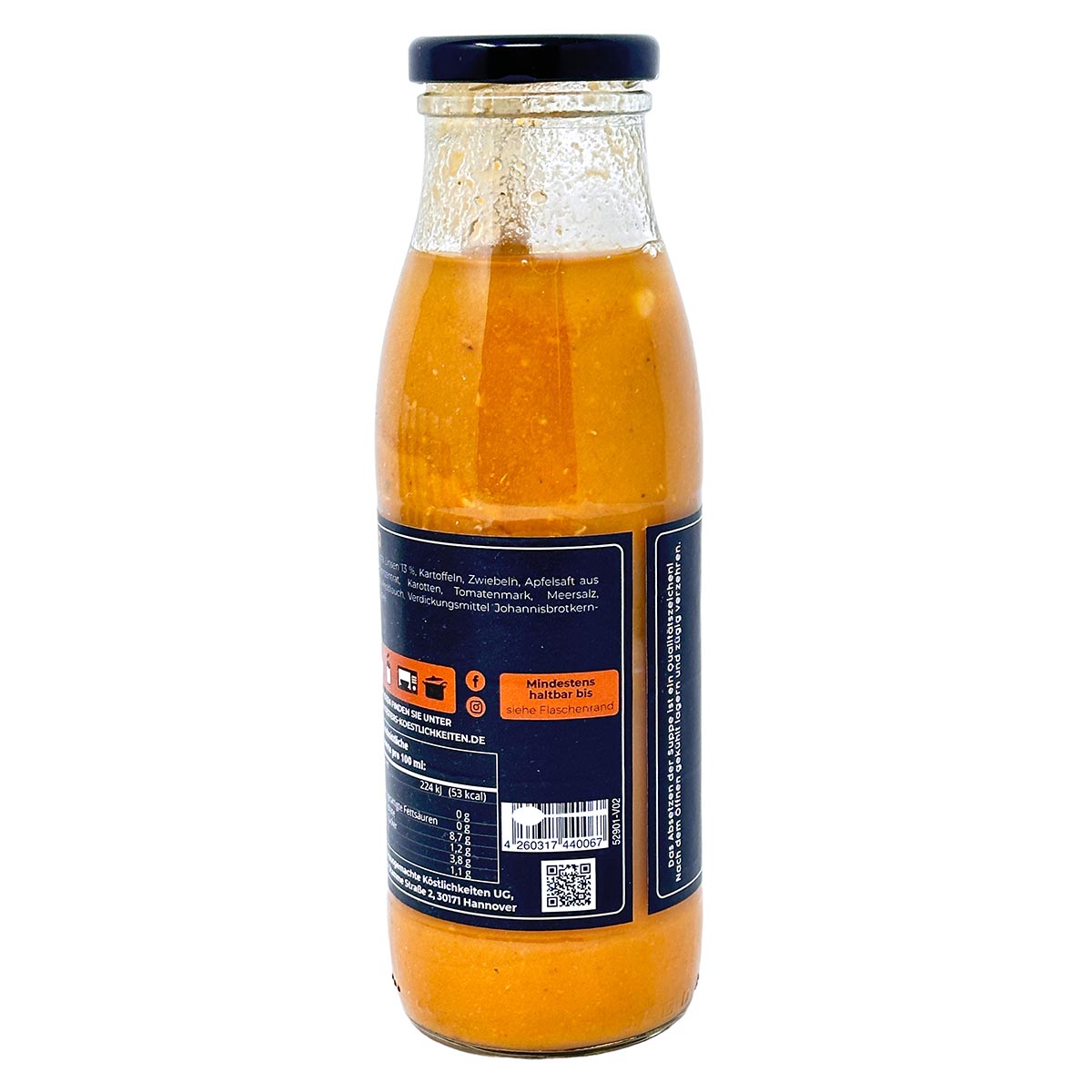 Kösters Köstlichkeiten Rote Linsensuppe orientalische Art im Glas 480 ml hergestellt in Deutschland