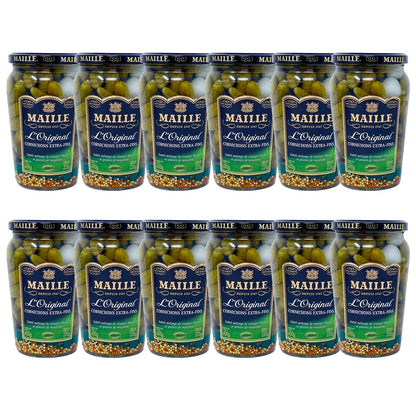 Maille Mini Gurken Cornichons Extra fein 12er Tray  12 x 400 Gr. Original