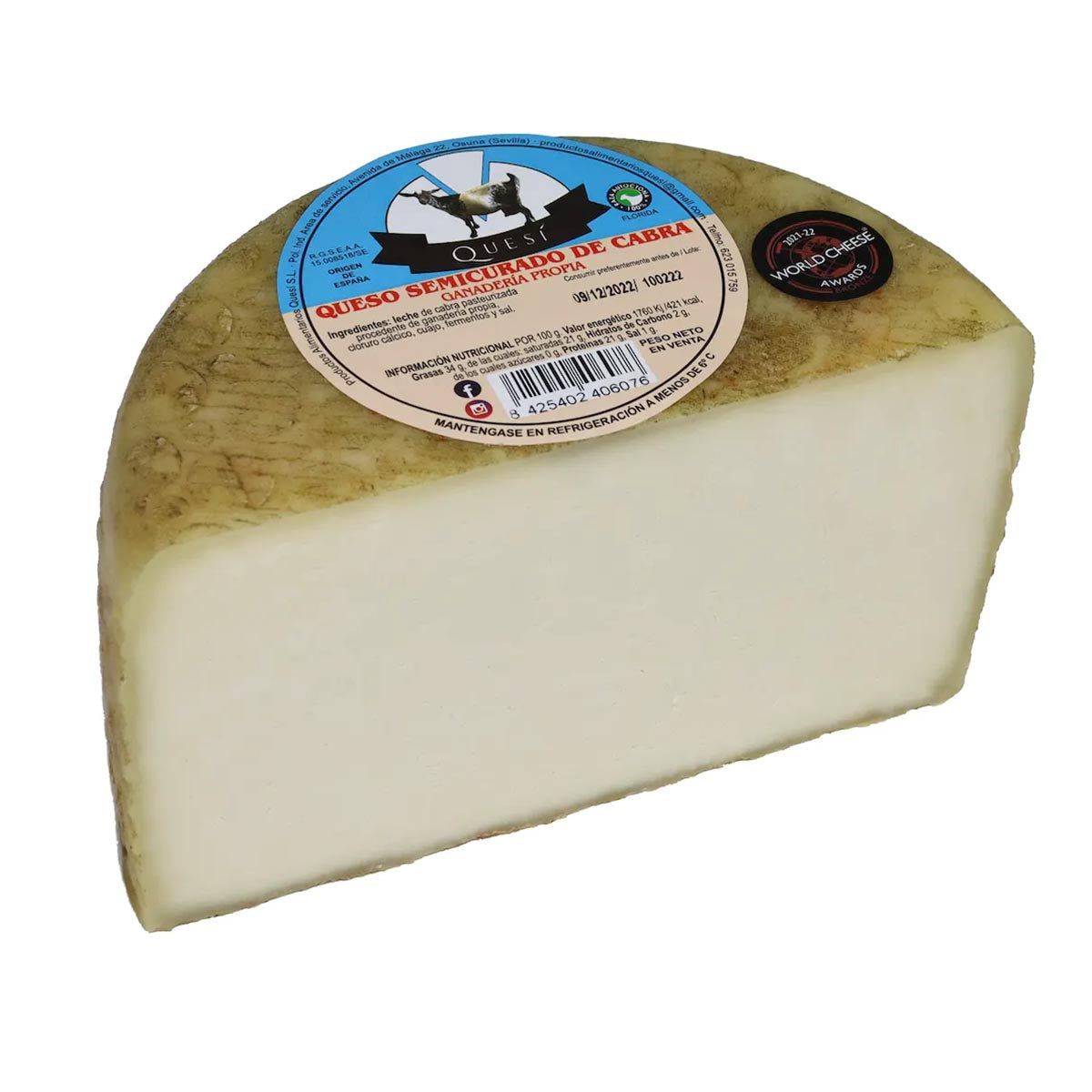 Quesos Quesí handwerklich hergestellter Ziegenkäse aus Spanien verschiedene Geschmacksrichtungen