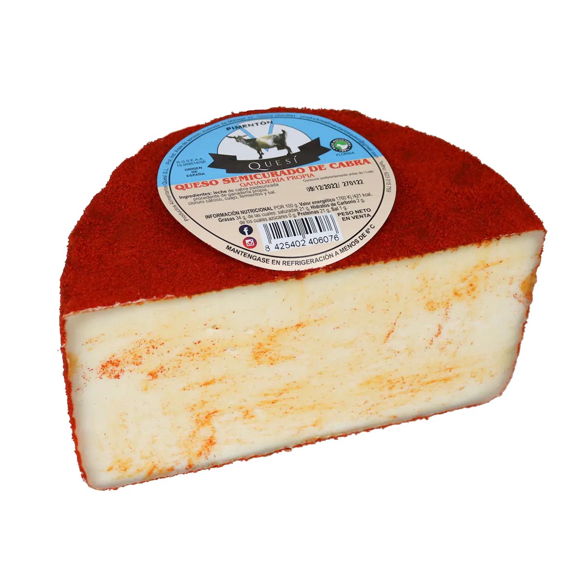 Quesos Quesí handwerklich hergestellter Ziegenkäse aus Spanien verschiedene Geschmacksrichtungen