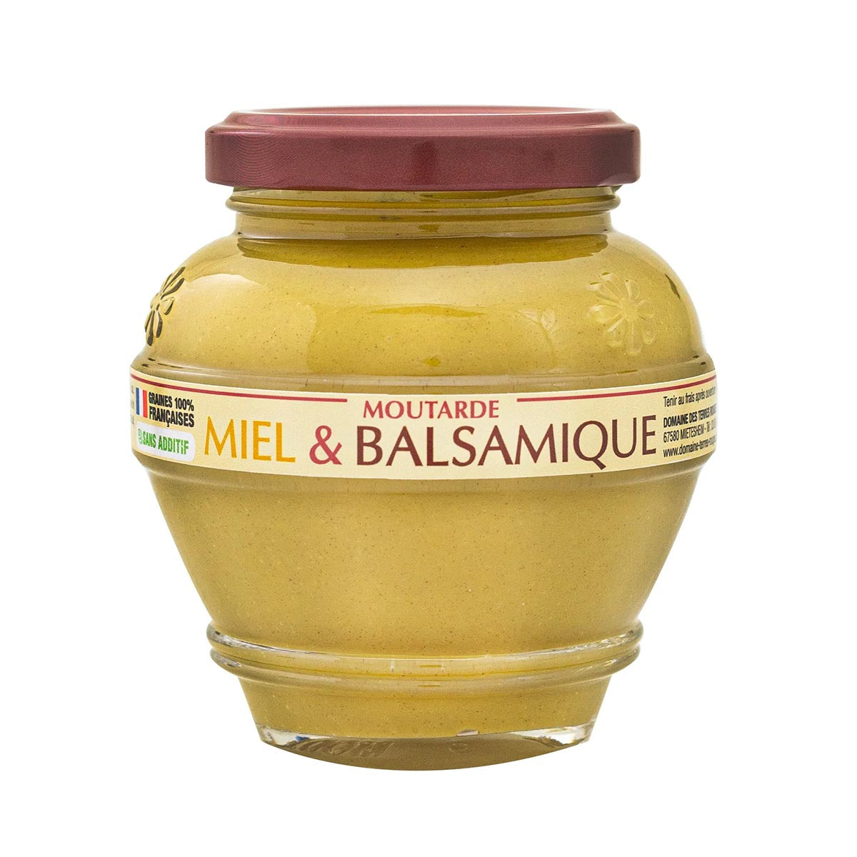 Domaine des Terres Rouges Miel & Balsamique Senf: Süße Eleganz aus dem Elsass