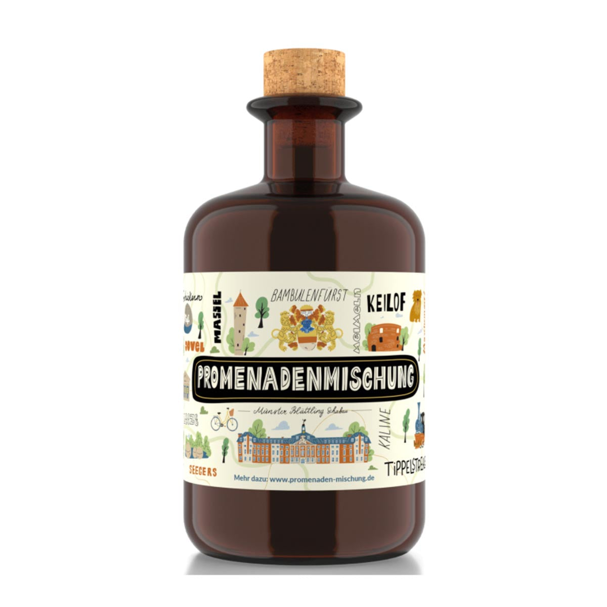 Heimat Heroes Promenadenmischung Kräuterlikör 0,5l 36% Vol.