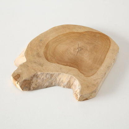 FeineHeimat Schneidbrett Schneide Brett Teak handgefertigt aus Teak Holz