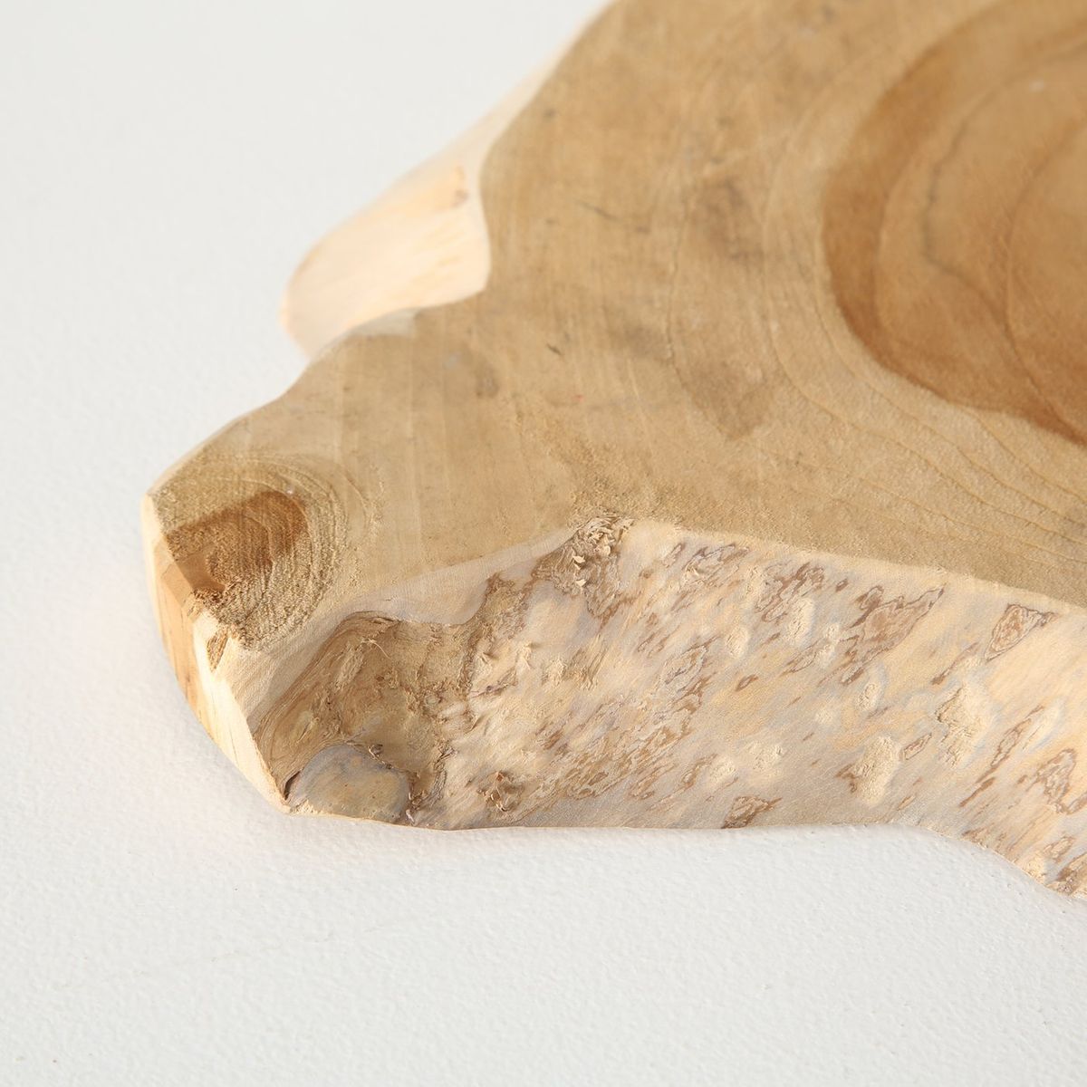 FeineHeimat Schneidbrett Schneide Brett Teak handgefertigt aus Teak Holz