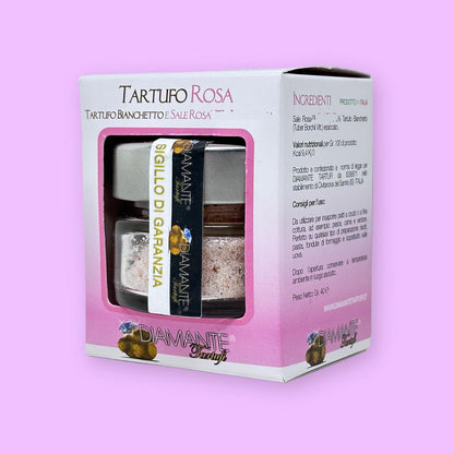 DIAMANTE TARTUFI Tartufo Rosa - Truffled Pink Salt - 100g - Luxus Salz mit weißem Trüffel