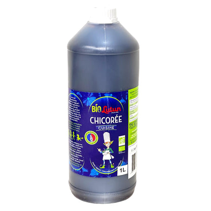 LUTUN BIO Chicorée Cuisine - Flüssiges BIO Zichorien Konzentrat 1 Liter