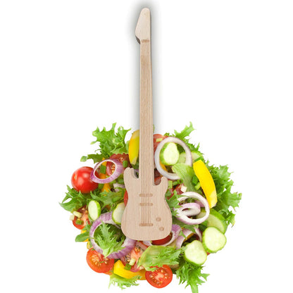 WINKEE Guitar Tongs - Hochwertiges Salatbesteck / Küchenzange in Form einer Gitarre