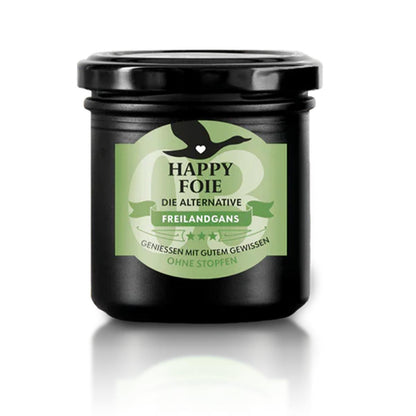 Happy Foie die bio-zertifizierte Alternative zu konventioneller Foie Gras Ente Gans oder Geflügel