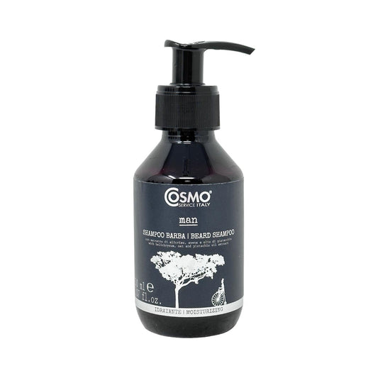 COSMO ORGANIC MAN Bartshampoo für die tägliche Bartreinigung aus Italien 150 ml