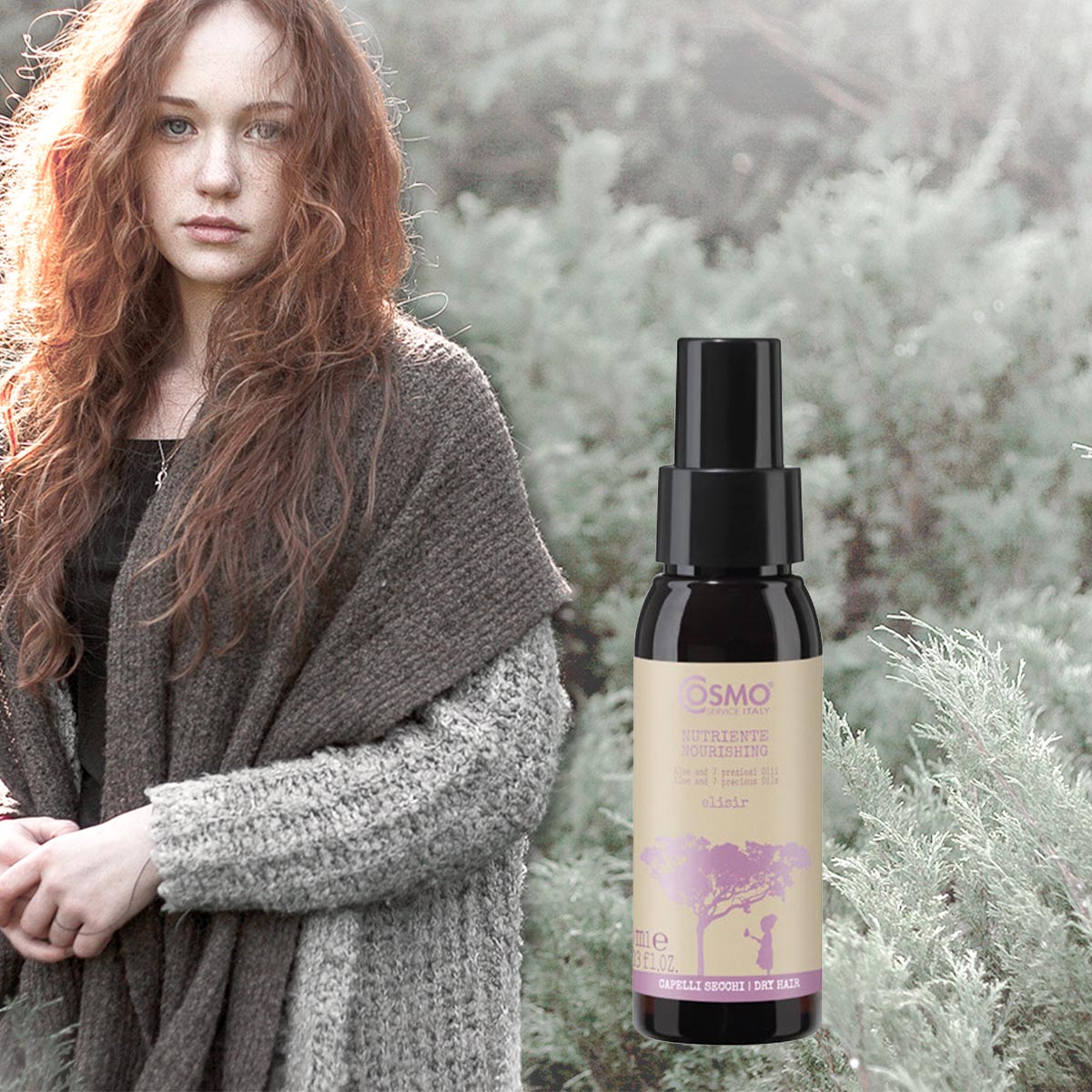 COSMO ORGANIC Pflegeelixier Haarkur für trockenes dehydriertes Haar aus Italien