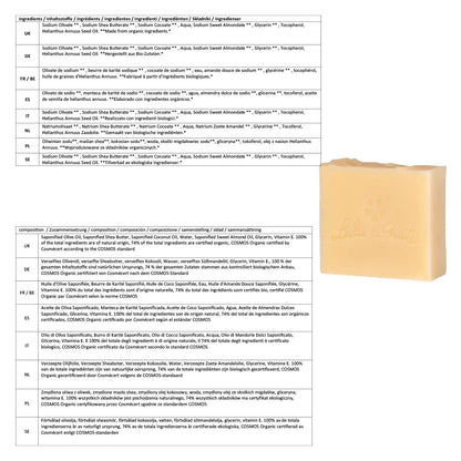 L&G rückfettende Seife Kaltverseifung verschiedene Duftnoten & Zusammensetzungen