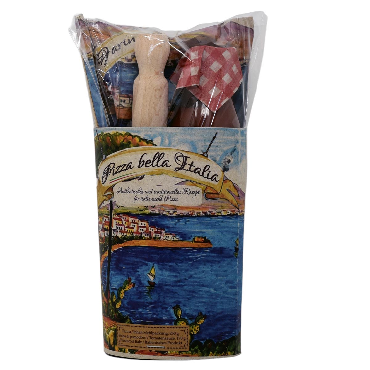 Casarecci di Calabria Pizza Kit "Pizza bella Italia" zum Selbstbacken 30cm Pizza