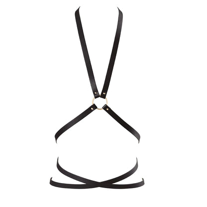 Bijoux Indiscrets Multi-Way Body Harness Black Multi Harness schwarz vegan