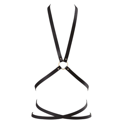 Bijoux Indiscrets Multi-Way Body Harness Black Multi Harness schwarz vegan