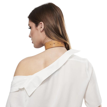 Bijoux Indiscrets Wide Choker Brown - Exklusives Accessoire aus Spanien