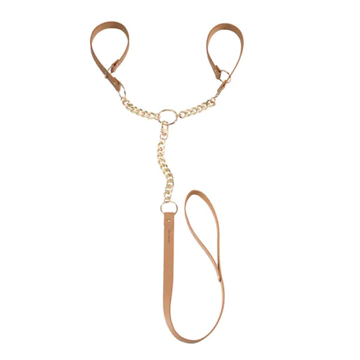 Bijoux Indiscrets T-Restraints Brown: Luxuriöse T-Fesseln aus Spanien