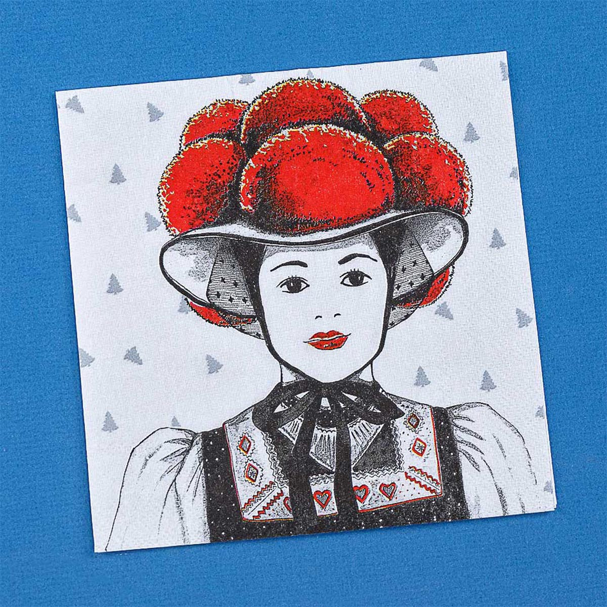 FeineHeimat Servietten mit Motiven aus dem Schwarzwald 20 Stck. 33 x 33 cm