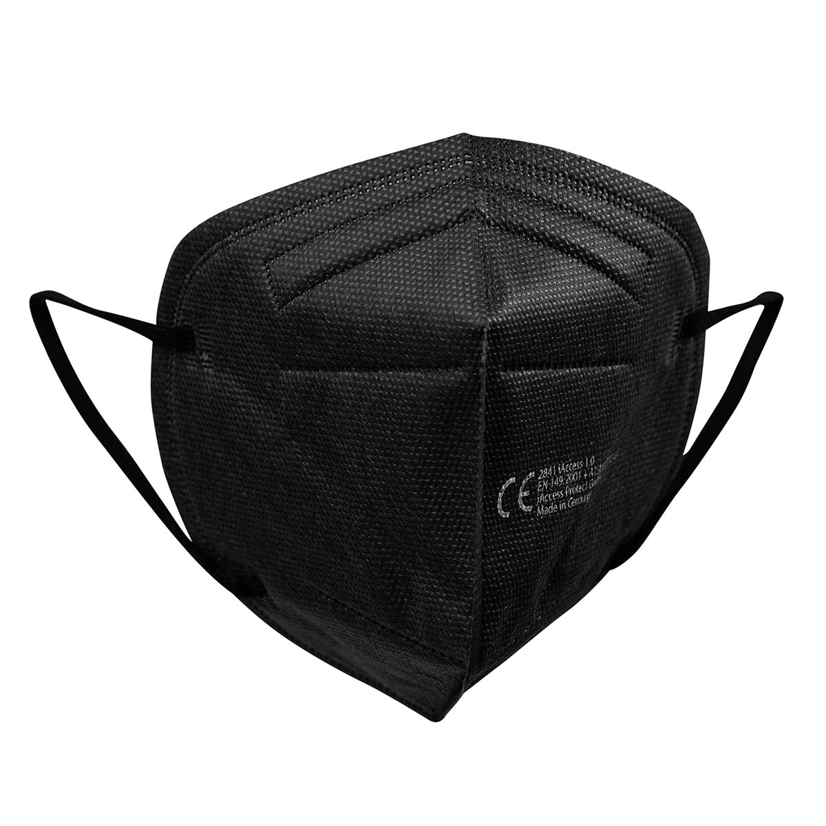 iAccess Protect Ultra S10 FFP2 NR Atemschutzmaske schwarz  Made in Germany