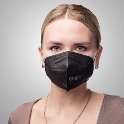 iAccess Protect Ultra S10 FFP2 NR Atemschutzmaske schwarz  Made in Germany