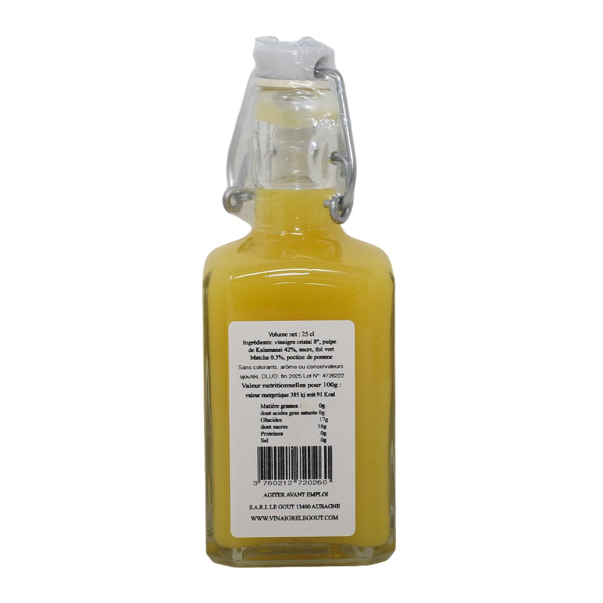 Le Goût Essig: Kalamansi & Matcha, natürliche Essigspezialität, 250ml