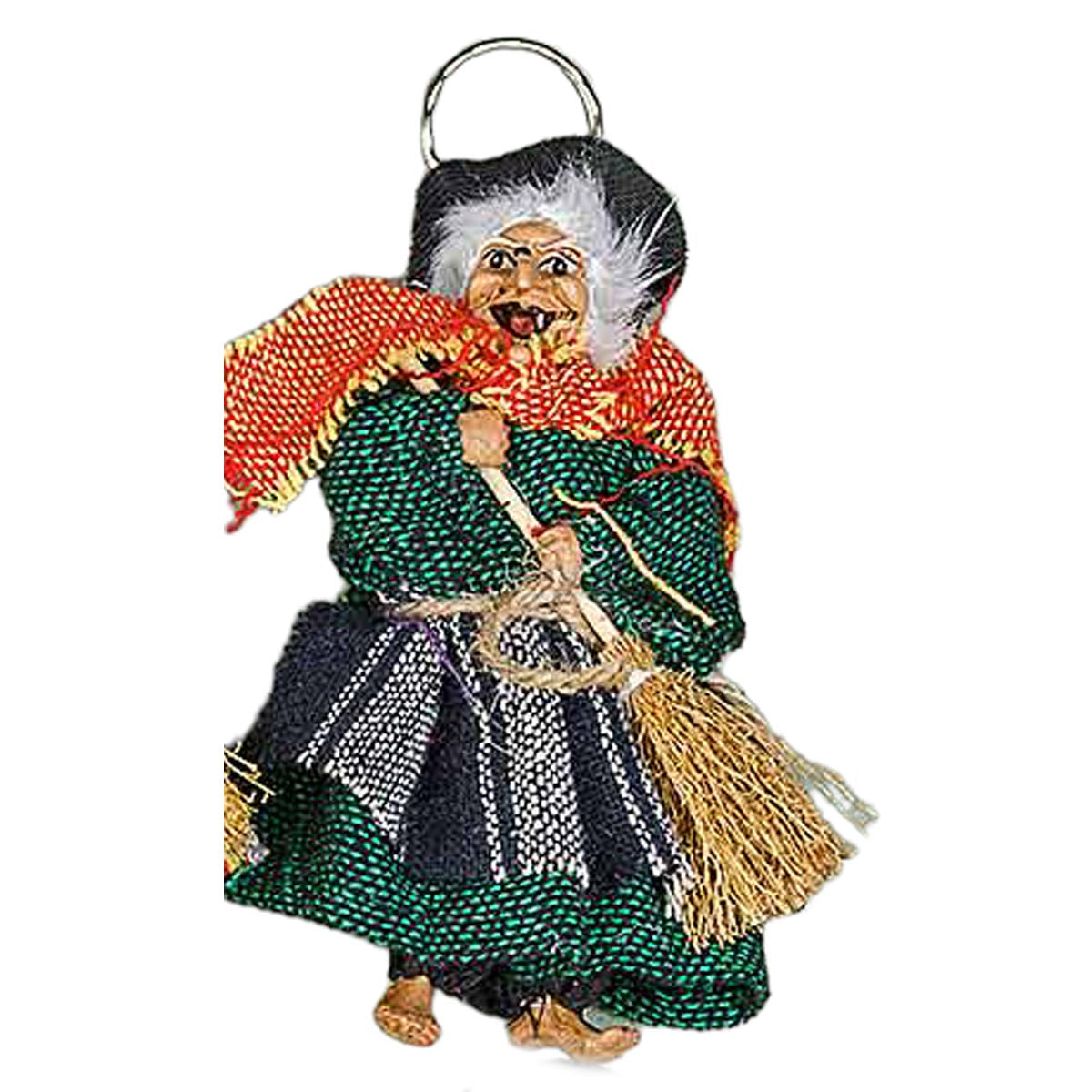 FeineHeimat Fantasy Schlüsselanhänger Schwarzwald Hexe, 11cm