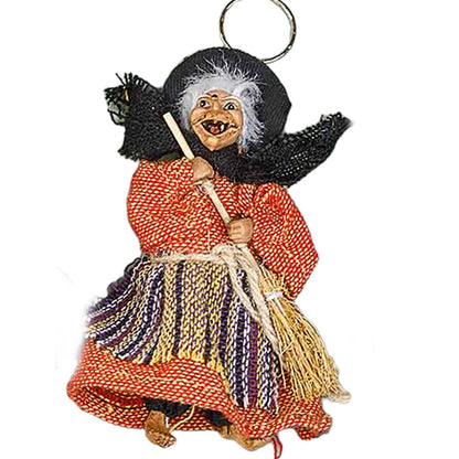 FeineHeimat Fantasy Schlüsselanhänger Schwarzwald Hexe, 11cm