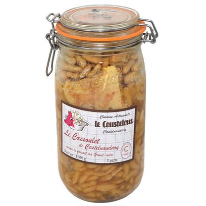 Le Coustelous  de Castelnaudary gekochte Lingots und Entenfleisch aus Frankreich