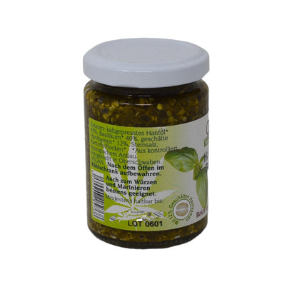 *MHD 05.01.2024* CHIRON Naturdelikatessen Bio Hanf-Pesto Basilikum kbA 130g