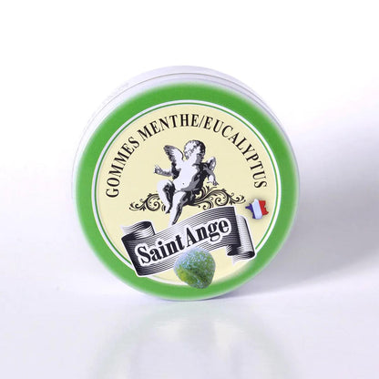 Saint-Ange Minze/Eukalyptus-Pastillen – Handgefertigte Pastillen aus Frankreich, 50g