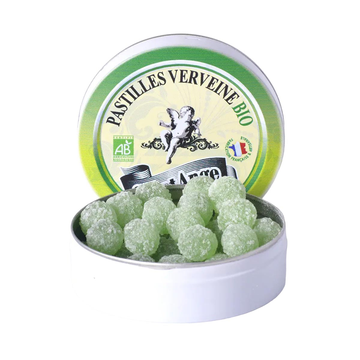 Saint-Ange Pastilles Verveine Bio - Bio Eisenkraut Pastillen aus Frankreich 50g