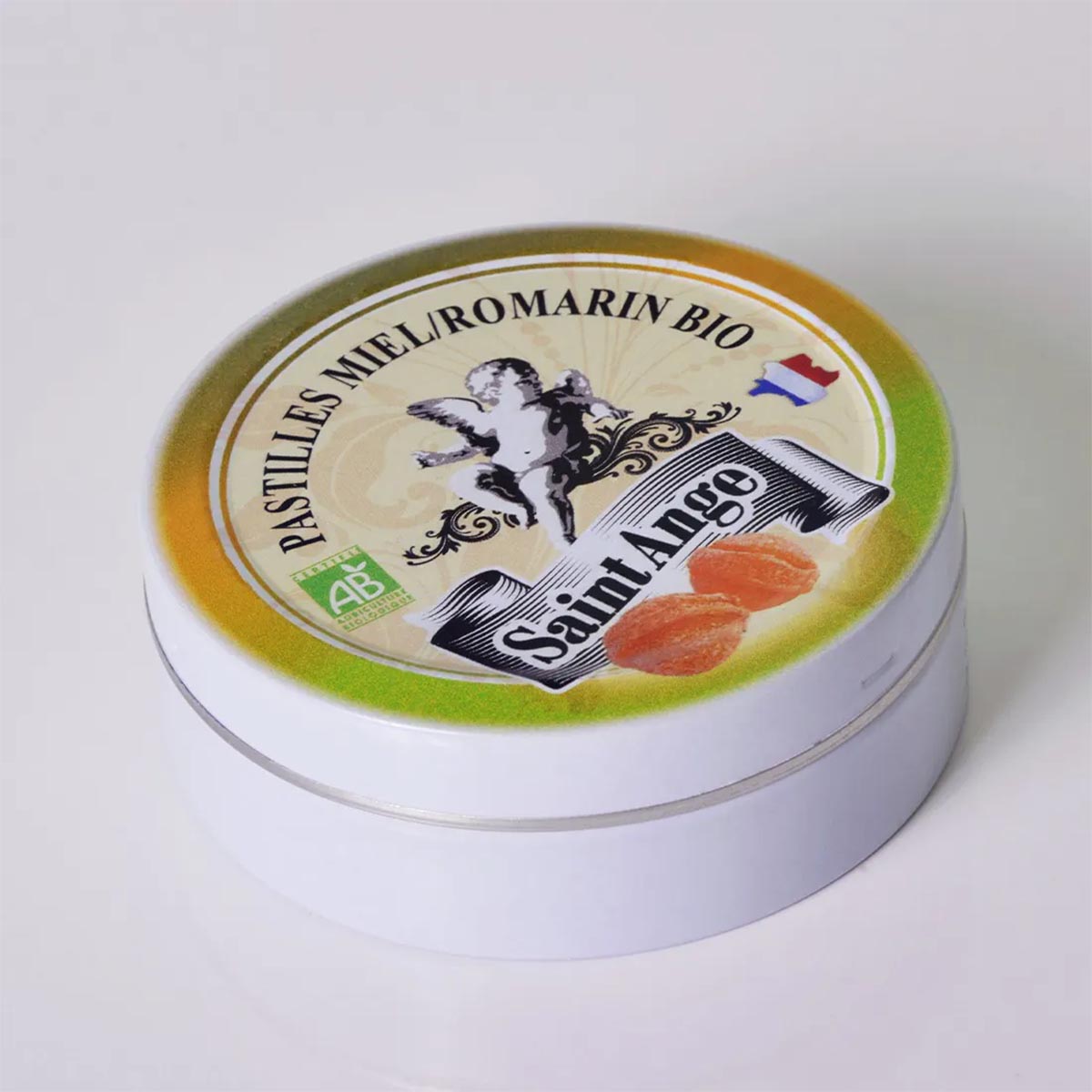 Saint-Ange Miel/Romarin Bio - Bio Honig/Rosmarin Pastillen aus Frankreich 50g
