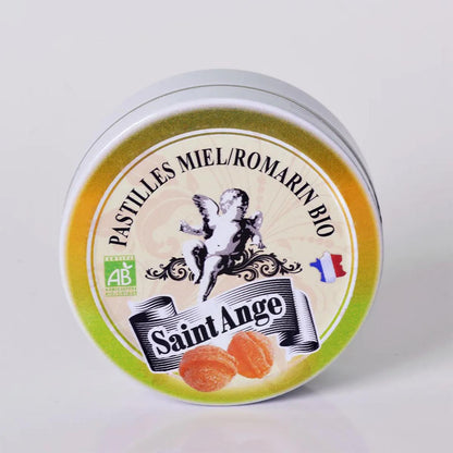 Saint-Ange Miel/Romarin Bio - Bio Honig/Rosmarin Pastillen aus Frankreich 50g