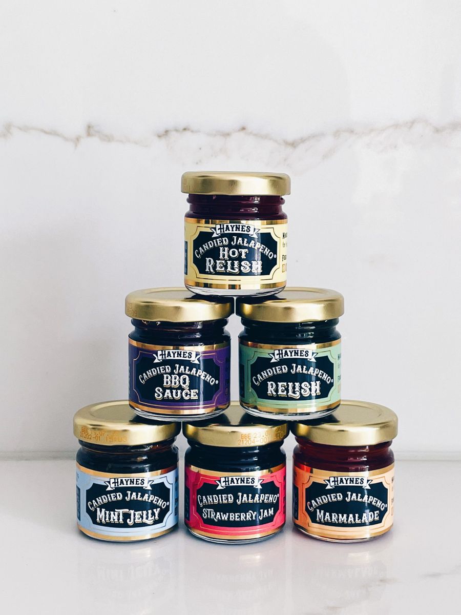 Haynes Gourmet Candied Jalapenos: 6er Probe Set Sommer Feeling Scharf – Süße & Schärfe im Gourmet-Genuss