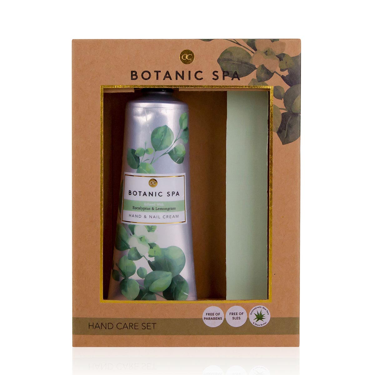 BOTANIC SPA Handpflege Set mit erfrischender Hand & Nagel Creme & Nagelfeile Geschenkset