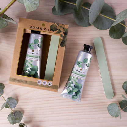 BOTANIC SPA Handpflege Set mit erfrischender Hand & Nagel Creme & Nagelfeile Geschenkset