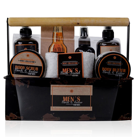 BOTANIC SPA Men's Collection Männer Pflege Set, 8 teilig Geschenk Set für den Mann