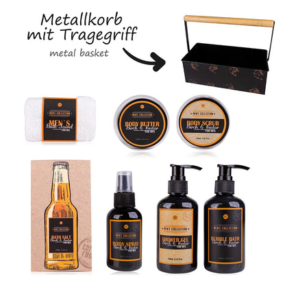 BOTANIC SPA Men's Collection Männer Pflege Set, 8 teilig Geschenk Set für den Mann